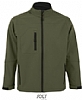 Chaqueta Soft Shell Relax Sols - Color Army
